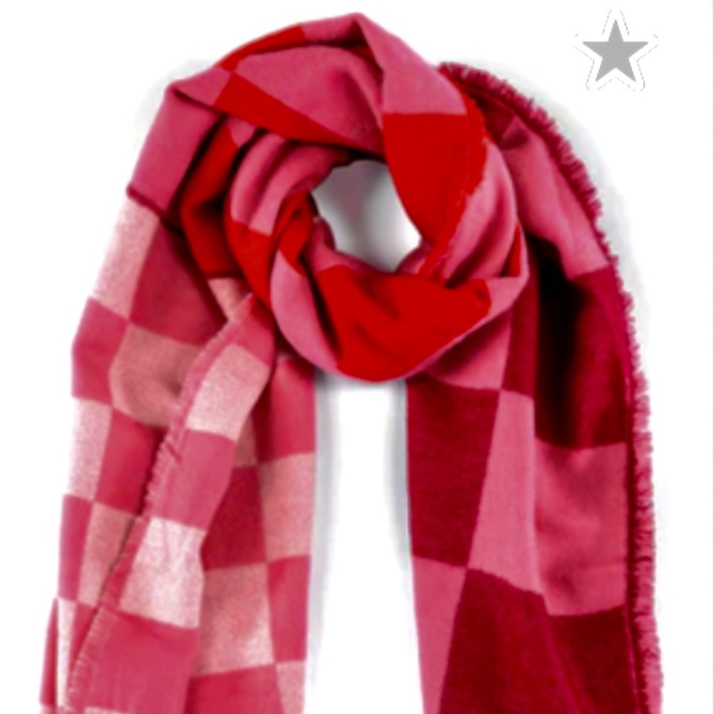 Winter Scarf:  LOVE VALENTINES PINK. Boutique